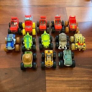 Lot of 13 Blaze and the Monster Machine toys cars